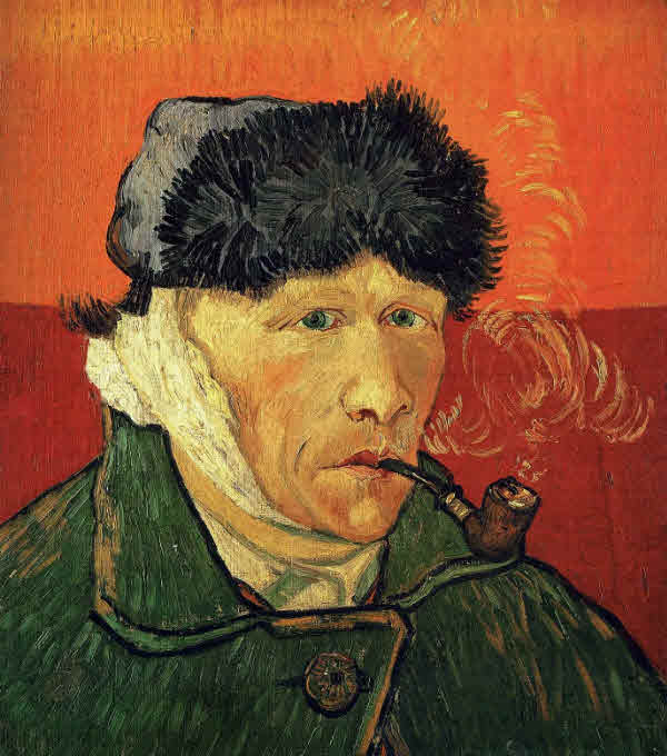 «Автопортрет с отрезанным ухом» (1889)