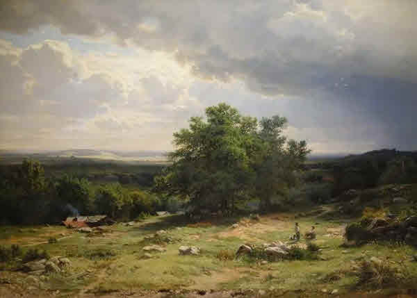 «Вид в окрестностях Дюссельдорфа» (1856)