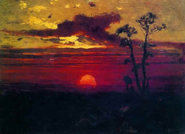 «Закат над морем» (1876)