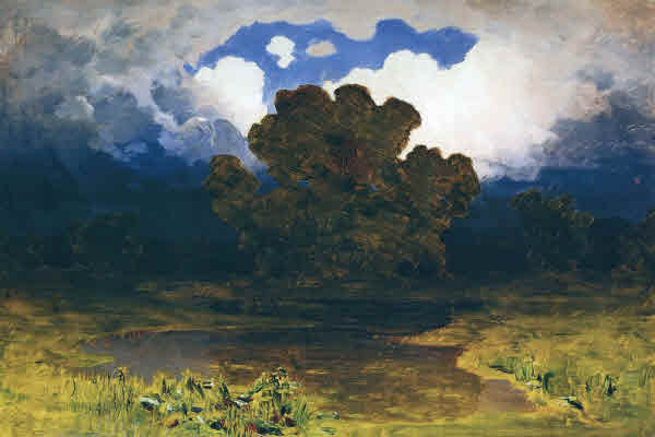 «Пейзаж с озером» (1890-е)