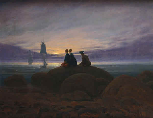 «Восход луны над морем» (1822)