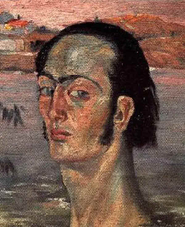  «Автопортрет с человеческим лицом» (1923)
