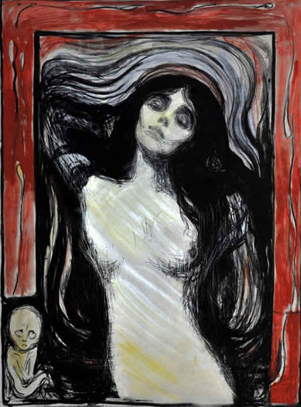 «Мадонна» Эдварда Мунка (1894)