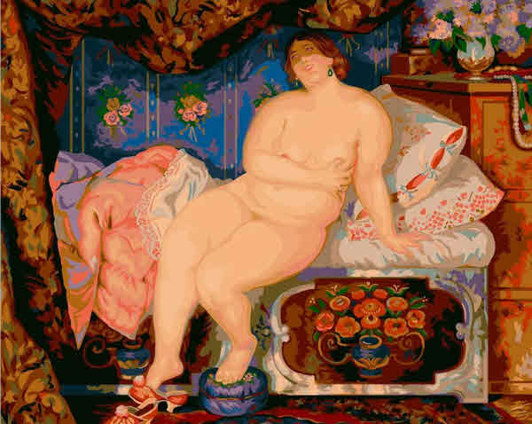 «Красавица» Борис Кустодиев (1915)