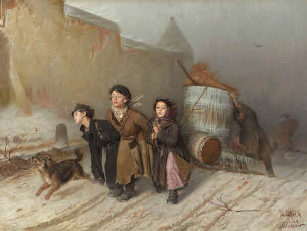 «Тройка» Василия Перова (1866)