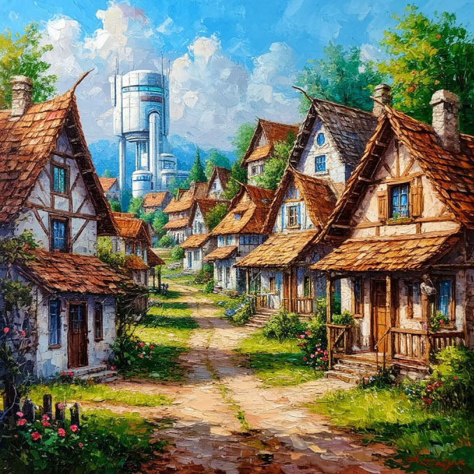 Картины в стиле Хай-тек