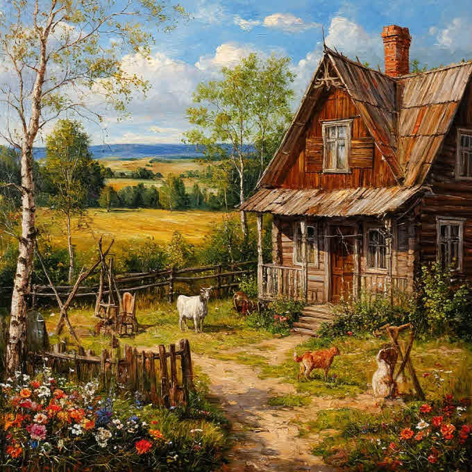 Картина в бытовом жанре